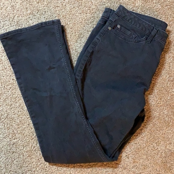 Riders by Lee Midrise Curvy Bootcut very good condition Sz 18M dark gray - Picture 2 of 7